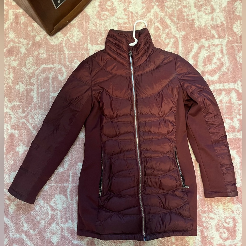 Michael kors maroon coat